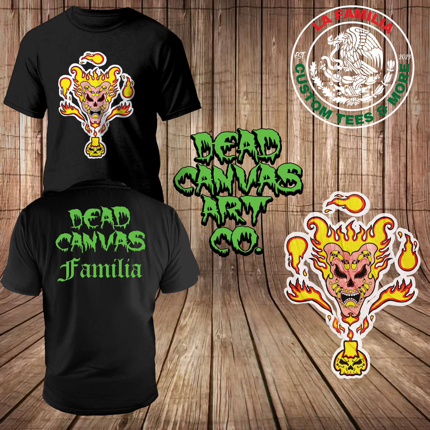 The Amazing Jeckle Brothers #2 Dead Canvas Familia Tee