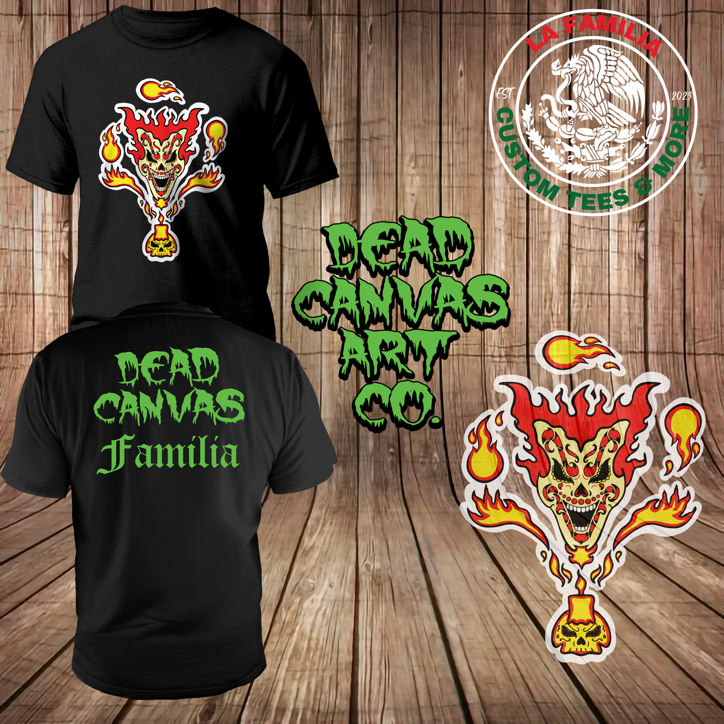 The Amazing Jeckle Brothers #1 Dead Canvas Familia Tee