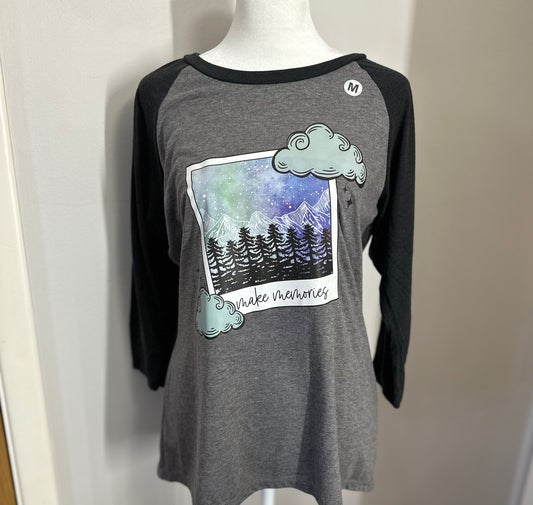 Make Memories Baseball Tee