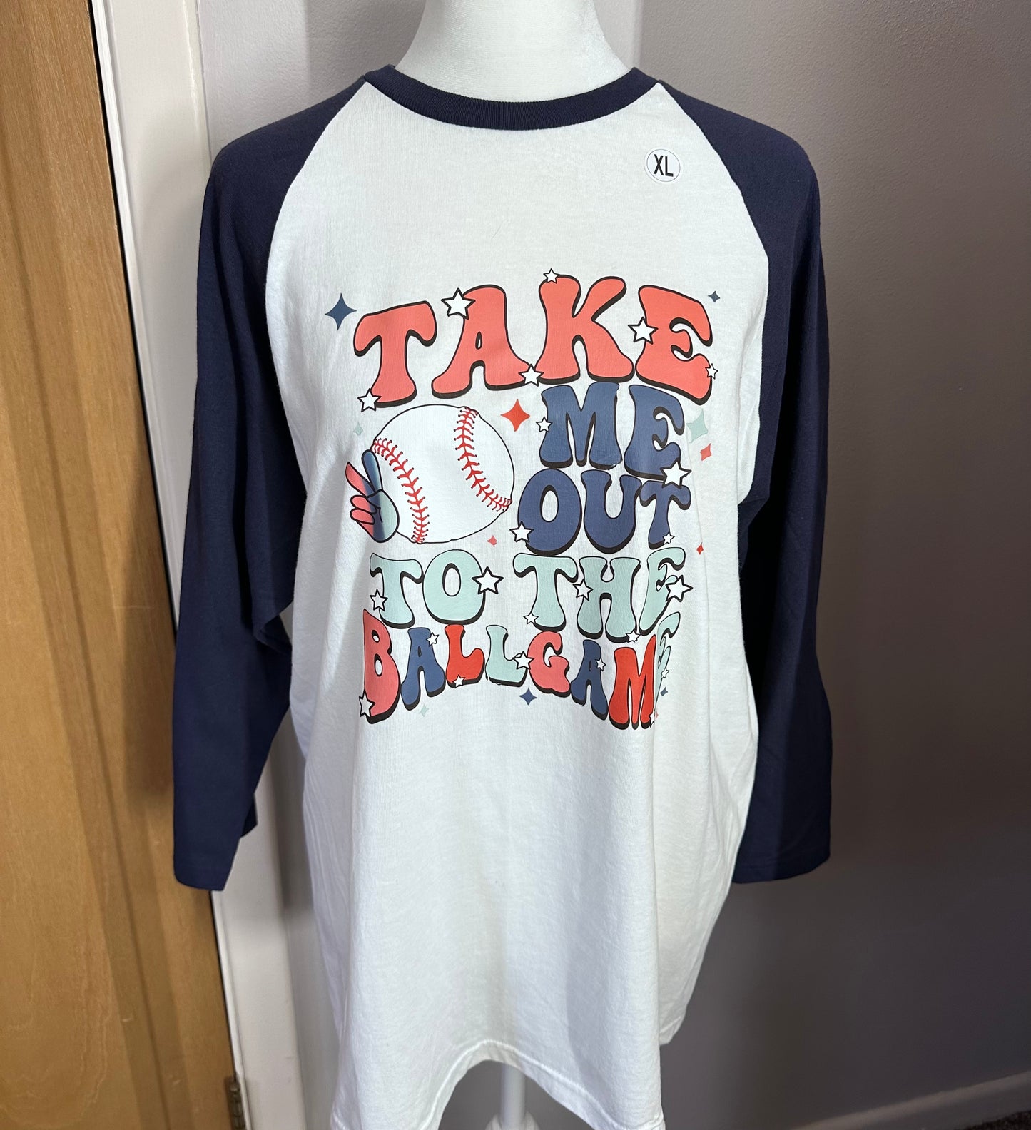 Take Me Out to The Ball Game Baseball Tee