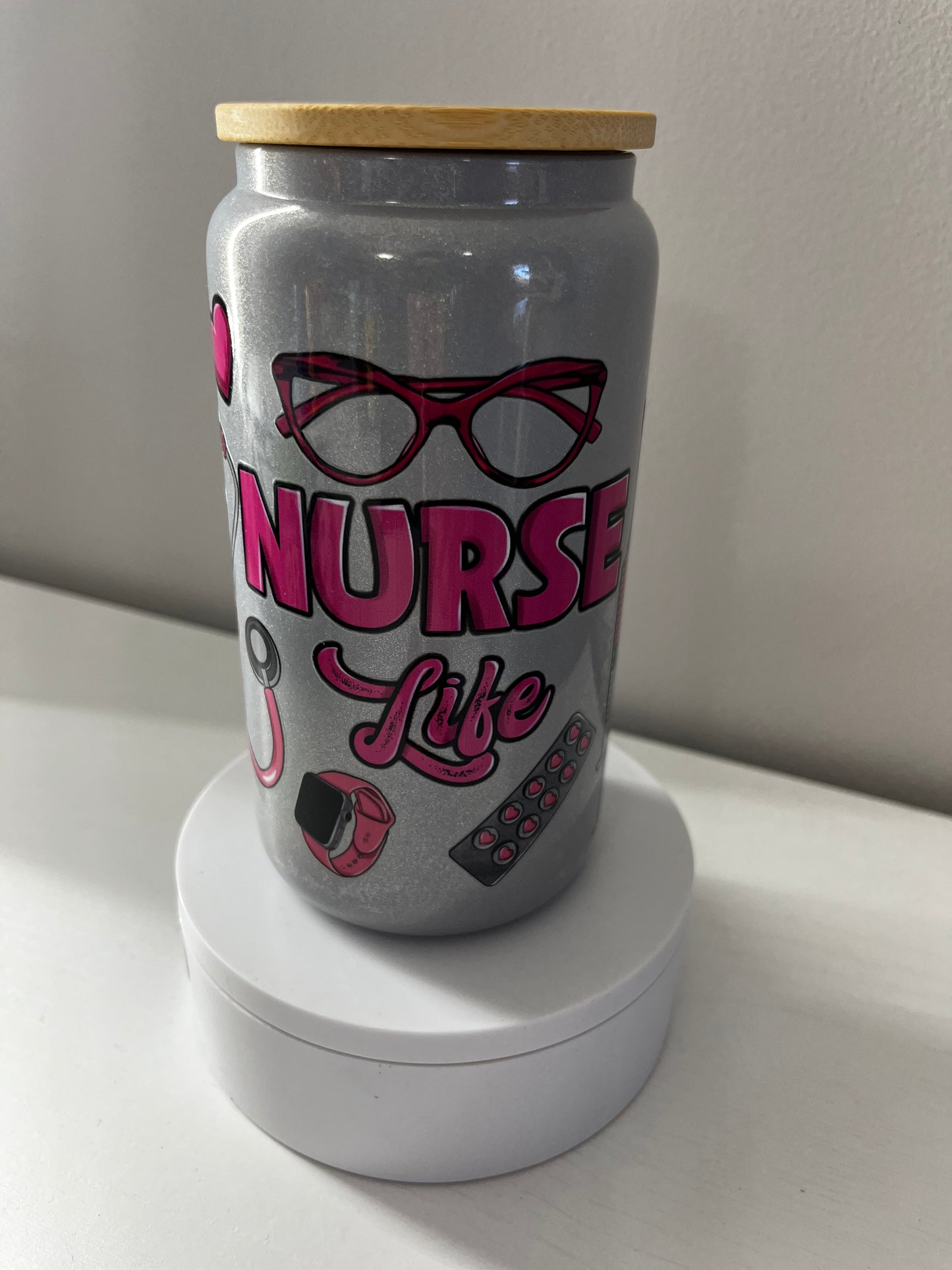 Nurse Life Libby glass Cup
