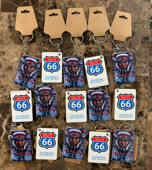 Apache Motel Keychains